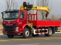 Grúa Montada en Camión de 5-12 Toneladas con Pluma Telescópica Hidráulica, Tracción en las Cuatro Ruedas, Motor Weichai, Zoomlion Hidráulico, Capacidad de Elevación de 20 m