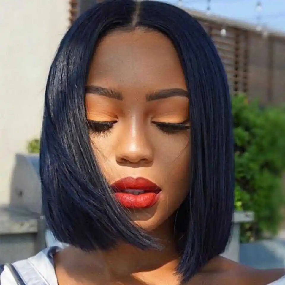 Cheap Price Human Hair Short Bob 360 Wigs Vendor Full Lace With Baby Hair,Human Hair Wigs Real Bone Straight Lace Front