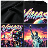 T-shirt décontracté pour jeunes, imprimé avec des motifs d'art moderne, léger, confortable et décontracté, idéal pour une utilisation multi-occasions