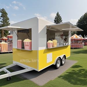 Remolque de Comida de Aluminio 2025, Camión Bar Móvil en Venta, Carrito de Comida Multifuncional - Product Image 3