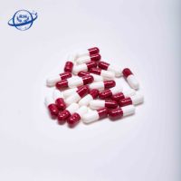 Capsules en gel vide de couleur bleue-blanche, pièces, capsules fermées vides, taille 0, couleurs bleu-blanc