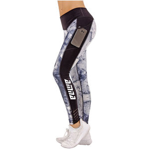 Mallas de Yoga para mujer, pantalones deportivos con bolsillo lateral, Color verde - Product Image 3