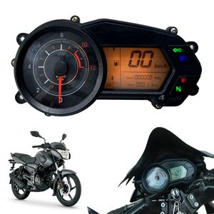 YSSLYEU Cadre Compteur Moto Pour ER5 Pour ER500 1 Ensemble De Couvercle Jauge Tachymètre Compteur Vitesse De Moto Chromé Pour Accessoires Modification Boîtier Jauge Vitesse(Bottom Cover
