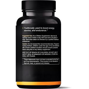 Capsule di Maca Nera OEM Integratori Erboristici per Uomini Miglioramento della Funzione Maschile Pillole per Forza e Resistenza - Product Image 2