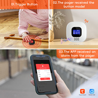 Système d'alarme à bouton panique d'urgence pour les patients âgés à domicile Smart Tuya APP WiFi SOS système d'alarme d'alerte de téléphone portable