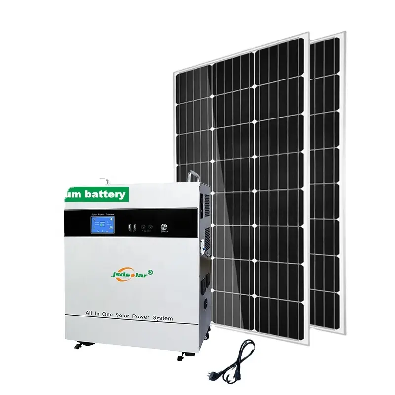 Netz unabhängiges Solarpanel 5kW-System mit Batterie-Wechselrichter-Controller Outdoor-Solaranlage Tragbares Solars ystem für Wohnmobile