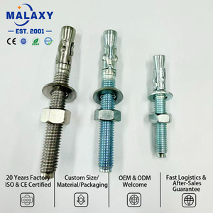 Ancres à coin haute résistance Malaxy, goujons d'<span class=keywords><strong>expansion</strong></span> pour béton, fixations par boulons traversants, ancrages à coin - Product Image 1