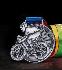 Médailles sportives en métal personnalisées pour les événements scolaires et les marathons, médailles d'or, d'argent et de bronze avec logo pour cadeaux promotionnels - Product Image 4