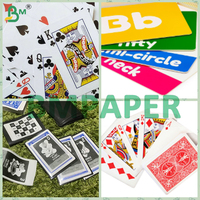 Papier pour cartes à jouer 280 g/m² 300 g/m² avec noyau noir pour cartes de poker et cartes de jeu