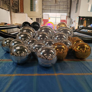 Costume <span class=keywords><strong>gonflable</strong></span> 1M 2M 3M Boule miroir <span class=keywords><strong>gonflable</strong></span> Décoration d'événement géante Sphère flottante en PVC <span class=keywords><strong>Ballon</strong></span> miroir Disco - Product Image 3