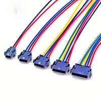 SM2.54 cepat 2.54mm Pitch Pria Wanita kabel konektor kawat Harness 2-10Pin untuk mobil Rgb lampu Led
