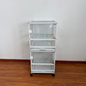 <span class=keywords><strong>Cage</strong></span> à oiseaux de grande taille pour l'extérieur, en métal personnalisé avec cadre en fil d'acier, pour perroquets et petits oiseaux - Product Image 5