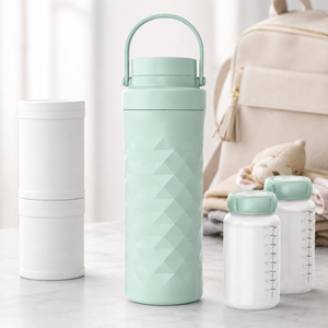 Refroidisseur de biberons rapide pour bébé, refroidisseur de lait portable, isolateur en acier, thermos pour lait maternel, pour le stockage du lait maternel en voyage - Product Image 1