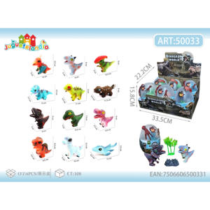 Scatola misteriosa di uova di dinosauro cartone animato un regalo sorprendente - Product Image 1