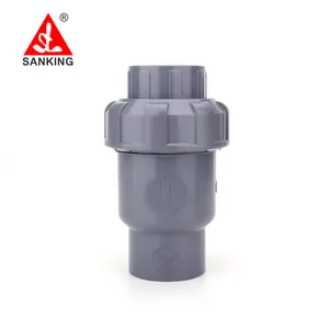 Sanking 20-63mm CPVC Unique Union Clapet anti-Retour PVC Clapet anti-retour Clapet Type Clapet anti-retour Hydraulique