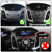 LEHX Pro Radio mobil portabel Android 12 Multimedia 2DIN untuk Ford Focus 3 Mk3 2011-2019 Amplifier navigasi GPS untuk gaya Tesla