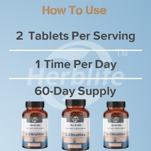OEM Hot Sale - Customizable - L- Citrulline Per Serving 120 Tablets Supplement | Supplement <b>for</b> Men & <b>Women</b> | Non-GMO - Product Image 3