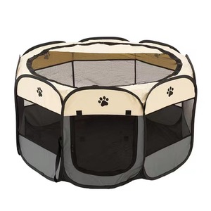 Oxford Cloth Pet pieghevole recinzione ottagonale vendita calda gabbia per animali domestici per gatto - Product Image 3