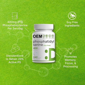 Capsules de phosphatidylsérine de supplément de santé naturel de marque privée OEM - Product Image 3