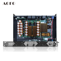 AOFO 1U 2/4 Kanal 1000W D Sınıfı Amplifikatör Profesyonel D Sınıfı Amfi Yüksek Güçlü Ses Amplifikatörü Sahne Ses Sistemi için
