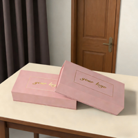 Boîte cadeau en carton rigide écologique haut de gamme personnalisée faite à la main pour la Saint-Valentin, fermeture magnétique, revêtement UV, chocolat