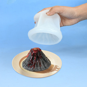 Postre en forma de volcán con <span class=keywords><strong>molde</strong></span> de vela que brota DIY 3D vela <span class=keywords><strong>molde</strong></span> de fundición de silicona vela hecha a mano jabón hacer <span class=keywords><strong>molde</strong></span> de cera - Product Image 2