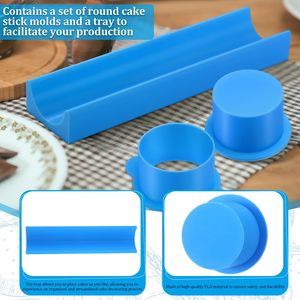 Circle Cake Pop Mold Set <b>Silicone</b> Cake Pop Forming Mould With Tray For DIY Lollipop Candy <b>Baking</b> - Product Image 2