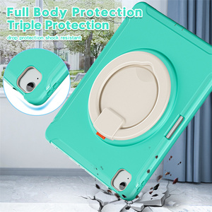 Cho iPad không khí 13 2024 2025 máy tính bảng PC Silicone bảo vệ trường hợp <span class=keywords><strong>Bumper</strong></span> Cover quay lại với đứng chống sốc trường hợp đối với iPad không khí 13 - Product Image 6