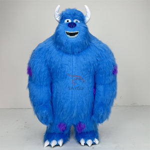 <span class=keywords><strong>Disfraz</strong></span> de Mascota Inflable de Peluche de 2.6/3m, <span class=keywords><strong>Disfraz</strong></span> de Monstruo Krampus para Adultos, <span class=keywords><strong>Disfraz</strong></span> de Mascota de <span class=keywords><strong>Bestia</strong></span> Sully para Desfiles, Eventos y Cosplay - Product Image 2