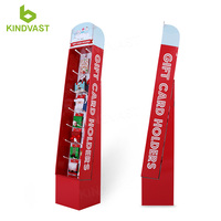 Porte-chaussettes ondulé personnalisé Supports pour magasins en carton Présentoir pour achat au détail