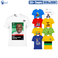 Verkiezings T-shirt Campagne Aangepaste Grafische Print Katoenen Kleding Verkiezingsoutreaching Promotie