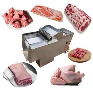 Macellaio intenerloin meet cutter machine affettatrice per carne dicer tagliatrice per trippa di manzo tagliatrice per cubetti di pollo per tagliare la carne