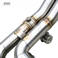 Tuyaux d'échappement Catback en acier inoxydable SDO pour Ferrari F430 4.3L 2005-2009, silencieux haute performance avec commande de soupape à vide