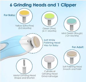 18 in 1 Scuola Materna Cura grooming Kit Bambino Elettrico Del Chiodo Trimmer <span class=keywords><strong>Set</strong></span> Con Il Sacchetto Di Immagazzinaggio - Product Image 5