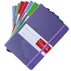 Carnet de notes personnalisé avec logo, vente en gros, couverture rigide, impression A5, journal de gratitude, agenda en cuir, planificateur mensuel et hebdomadaire - Product Image 1