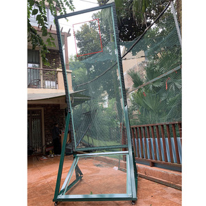 Red de rebote para voleibol, tamaño estándar, acero al carbono, verde, equipo de entrenamiento para práctica de voleibol - Product Image 3