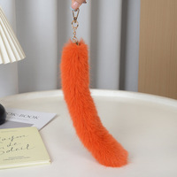 Porte-clés de voiture en fausse fourrure de renard, breloque de sac, pendentif pompon en peluche, fait main, accessoire de sac, accessoire de cosplay anime personnalisé