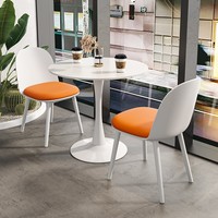 Table de négociation et chaises nordiques pour bureau, hall d'hôtel, balcon, zone de repos