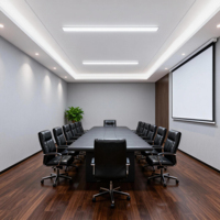 Luminaria Lineal LED de Aluminio SR Lighting SR G2 IP20 para Interiores, Colgante, Empotrada, Ra80, para Centros Comerciales, 3CCT, 3 Años de Garantía