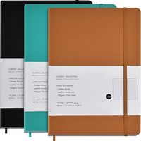 Carnet de notes A6 personnalisable à spirale avec grille, couverture en lin, logo personnalisé, organiseur de bureau avec couverture en cuir Lokta pour les mathématiques