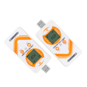 EU Accudata M502 เครื่องวัดอุณหภูมิและความชื้นแบบมัลติฟังก์ชั่น ตรวจสอบอุณหภูมิและความชื้นแบบเรียลไทม์ รองรับการส่งออกข้อมูลผ่าน USB มาตรฐาน IP68 NIST รับผลิตแบบ OEM/ODM - Product Image 3