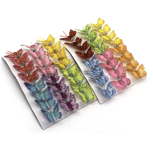 8Cm Nhân Tạo Bướm Cho Nhà & Phục Sinh Trang Trí Mô Phỏng Lông Hoa Trang Trí - Product Image 4