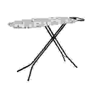 Tabla de Planchar MILENYUM con Recubrimiento de Polvo Blanco, Altura Ajustable, Marco Metálico, Superficie de Plástico Plegable, Uso Doméstico en Armarios, Turquía - Product Image 1