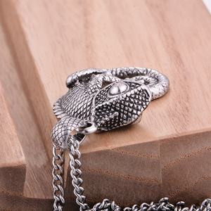 Collares de Camaleón con Diseño Único, Collares Largos Unisex con Forma de Lagarto, Joyería de Acero Inoxidable 316L para Hombre - Product Image 3