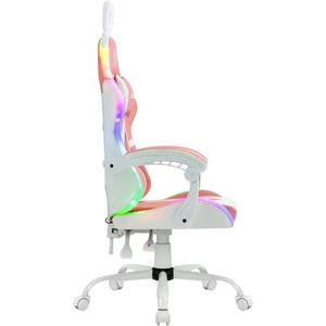 Chaise de jeu pour filles à bas prix à la maison Chaises de jeu à LED RVB avec support arrière Chaise De Gaming réglable pour cadeau - Product Image 5