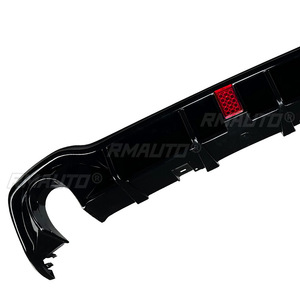 For VW Golf MK8 GTI 2020-2024 Body Kit Rear Bumper <b>Splitter</b> Glossy Black With Lamp Style Rear Bumper Cover Car Accessories - Product Image 6