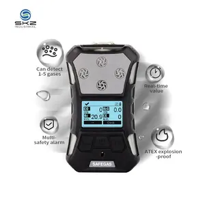 ATEX CE CO2 gas Meter Detector Carbon Dioxide phân tích khí skz2054c CO2 ndir cảm biến Detector Xách Tay USB Pin