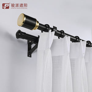 Rail de rideau romain silencieux en aluminium monocouche personnalisable de 6 m, de luxe, pour la <span class=keywords><strong>d</strong></span>écoration de la maison, avec installation facile - Product Image 5