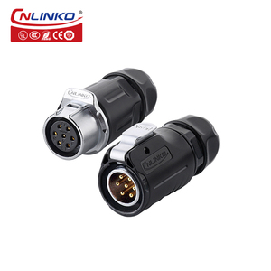 CNLINKO M20 <span class=keywords><strong>7</strong></span> broches IP68 prise cc étanche connecteur de coque en plastique connecteur mâle <span class=keywords><strong>7</strong></span> broches - Product Image 4
