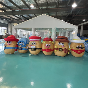 AOYU inflable gigante Led <span class=keywords><strong>McDonald</strong></span> <span class=keywords><strong>Happy</strong></span> Meal modelo para la entrada del aniversario de la tienda y el lugar de la foto del día de diversión familiar - Product Image 1